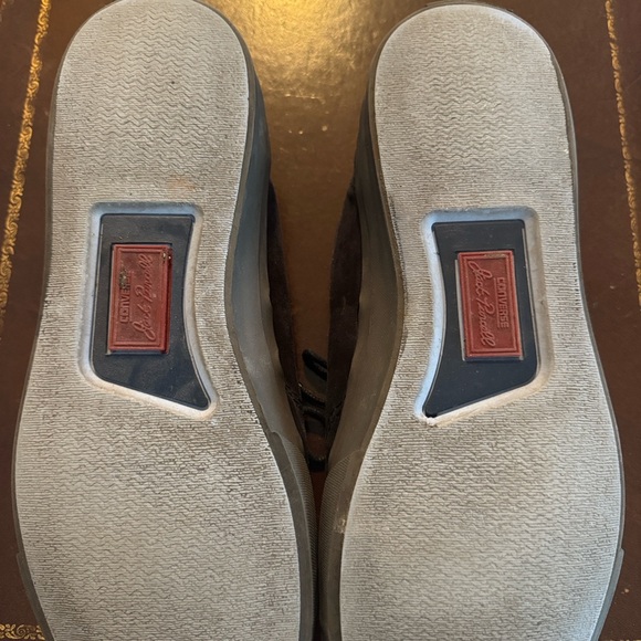 Converse Jack Purcell Black and Gray Canvas Sneakers - Picture 4 of 5